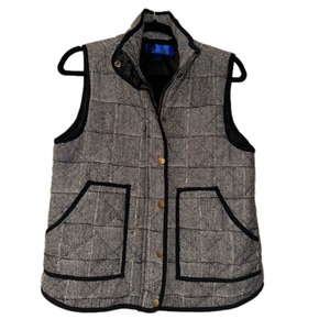 Blue Rain Gray Quilted Vest